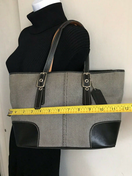 Coach Fabric/Leather Tote