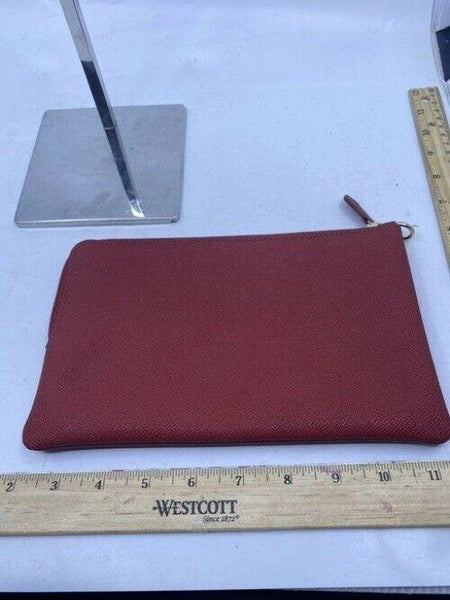 Coach Large Red Leather Clutch