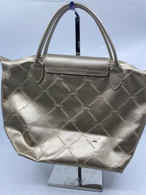 Longchamp Shinny Gold Nylong Tote