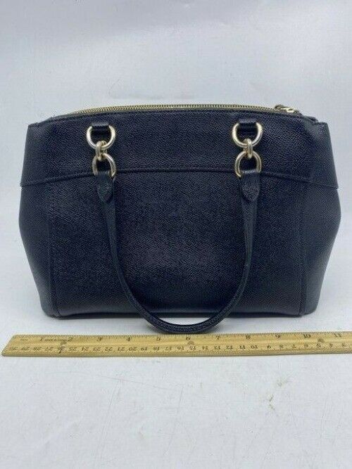 Coach Carryall Mini Brooke Light Goldblack Leather Cross Body Bag