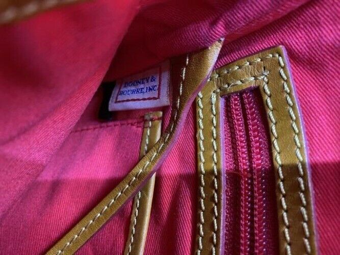 dooney and bourke and wallet black yellow cross body bag
