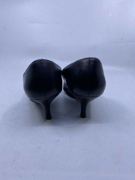 Salvatore Ferragamo Black Light Insignia Pumps Size Us