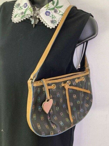 dooney and bourke mini purse multicolor leather tote