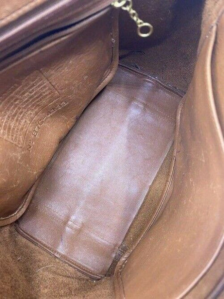 coach shoulder bag vintage handbag great find brown leather tote