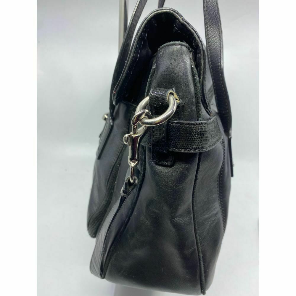 COACH Medium/ Large Leather Black Shoulder Bag