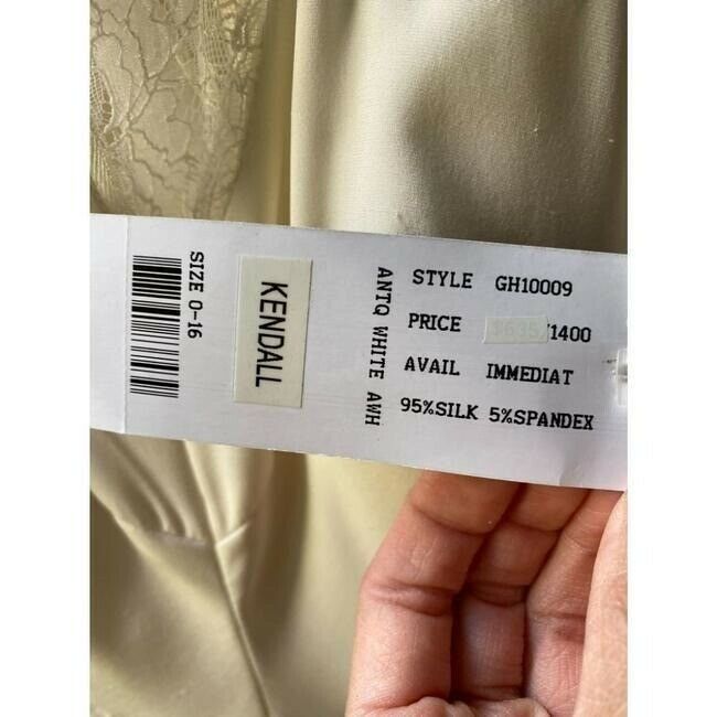 Nicole Miller White Kendall Bridal Gown Msrp