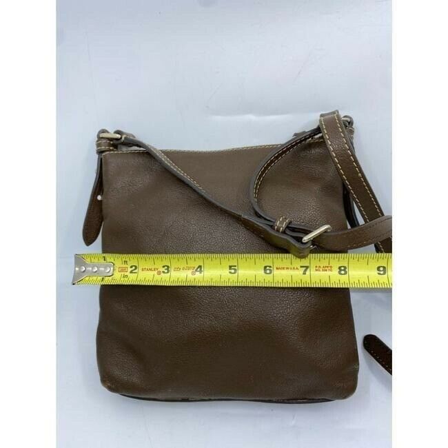 dooney and bourke brown leather cross body bag