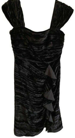 milly black new msrp short formal dress