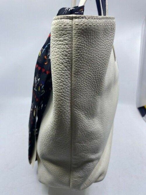 coach tote w large bag tote w detachable specialty white leather shoulder bag