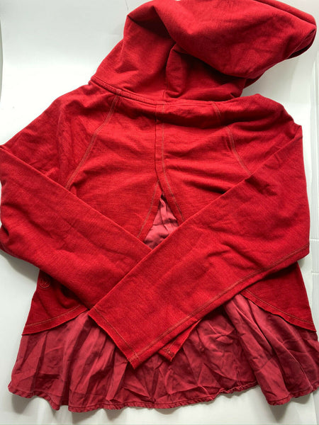 LULULEMON Womens Red Long Sleeves Stylish Hoodies Size: 4
