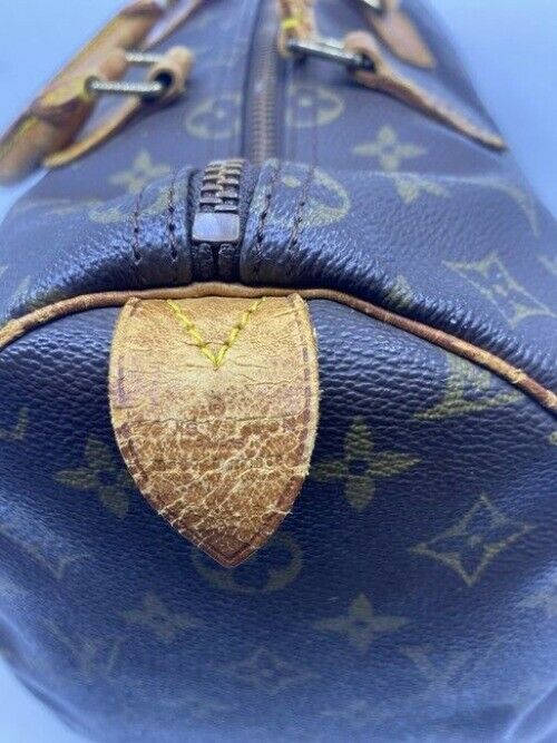 Louis Vuitton Speedy Brown Monogram Canvas Shoulder Bag