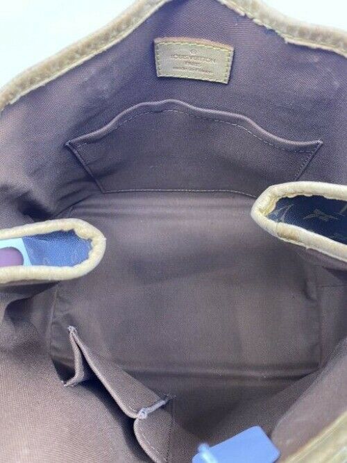 Louis Vuitton Batignolles Vertical Brown Monogram Canvas Shoulder Bag