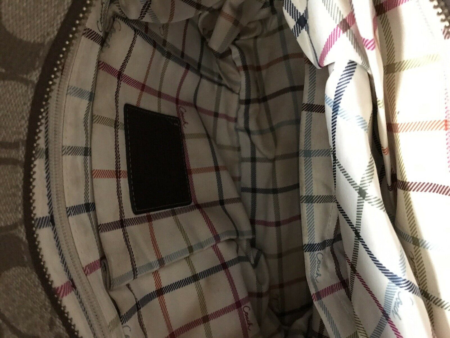 COACH XL Weekend/ Diaper Coated Canvas Bag
