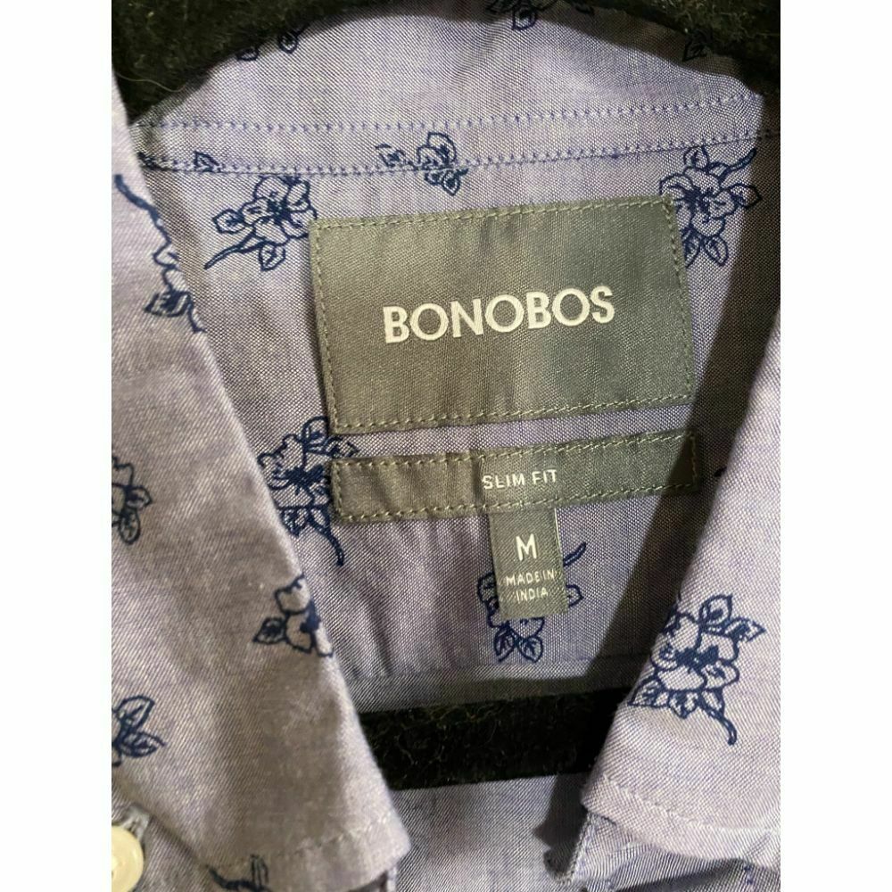BONOBOS Purple Printed Long Sleeve Button Down Shirt Size M