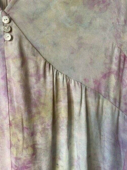 Nicole Miller Multicolor New Opal Dye Bell Sleeve Msrp Short Casual Dress