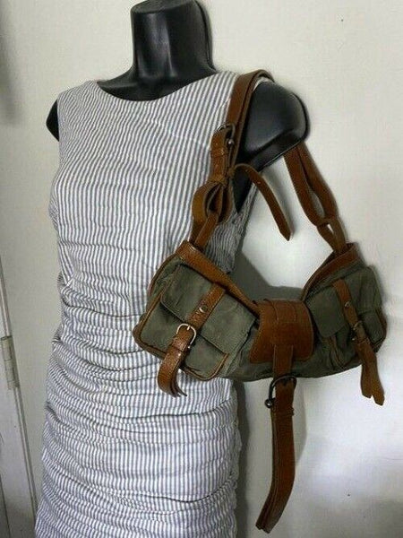 burberry gray brown shoulder bag