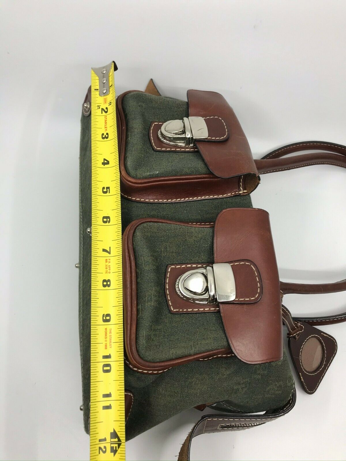 Dooney & Bourkek Brown Medium Canvas Tote