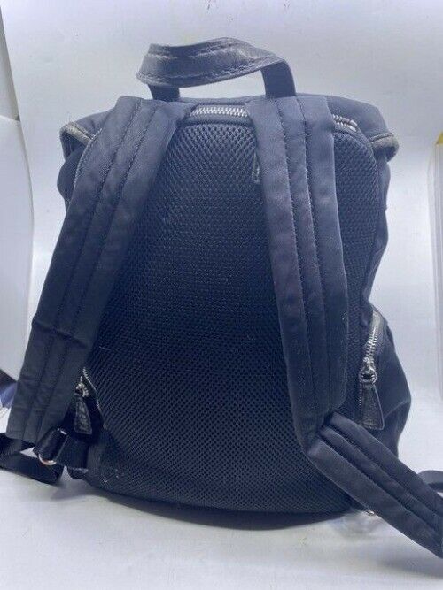 Mz Wallace Cece Moto Black Nylon Backpack