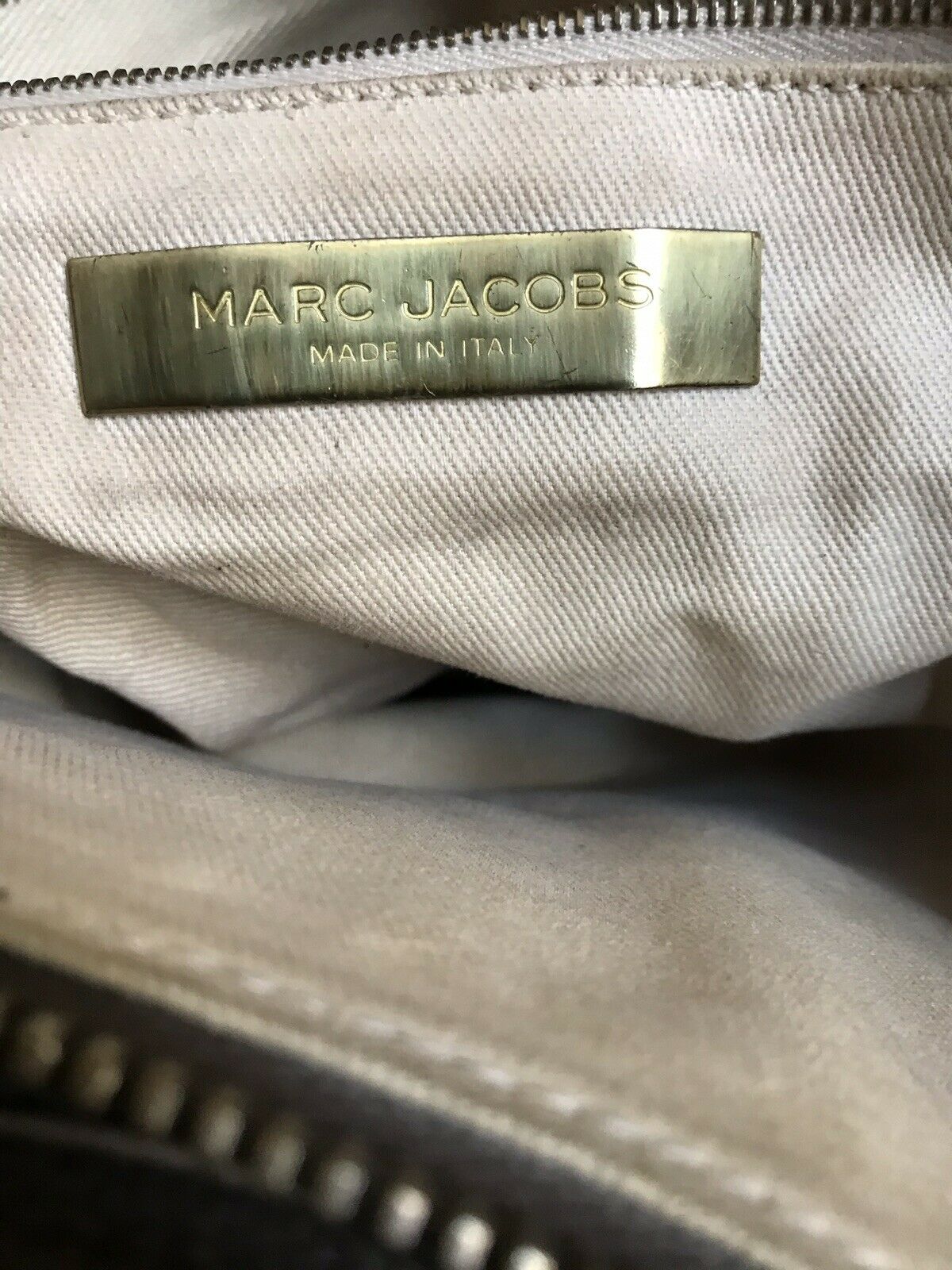MARC JACOBS brown Leather Quilted Handbag