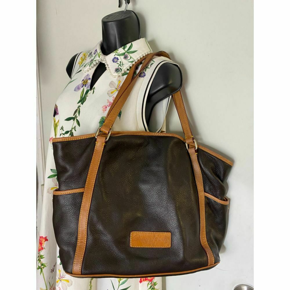 DOONEY & BOURKE Brown Large Leather Tote Bag