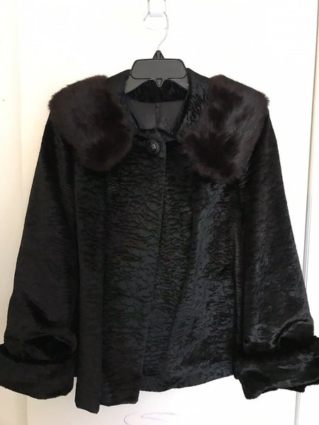 Persian Lamb Fur Coat size 6