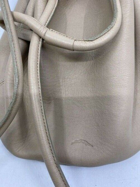 Shaffer La Msrp Beige Leather Shoulder Bag