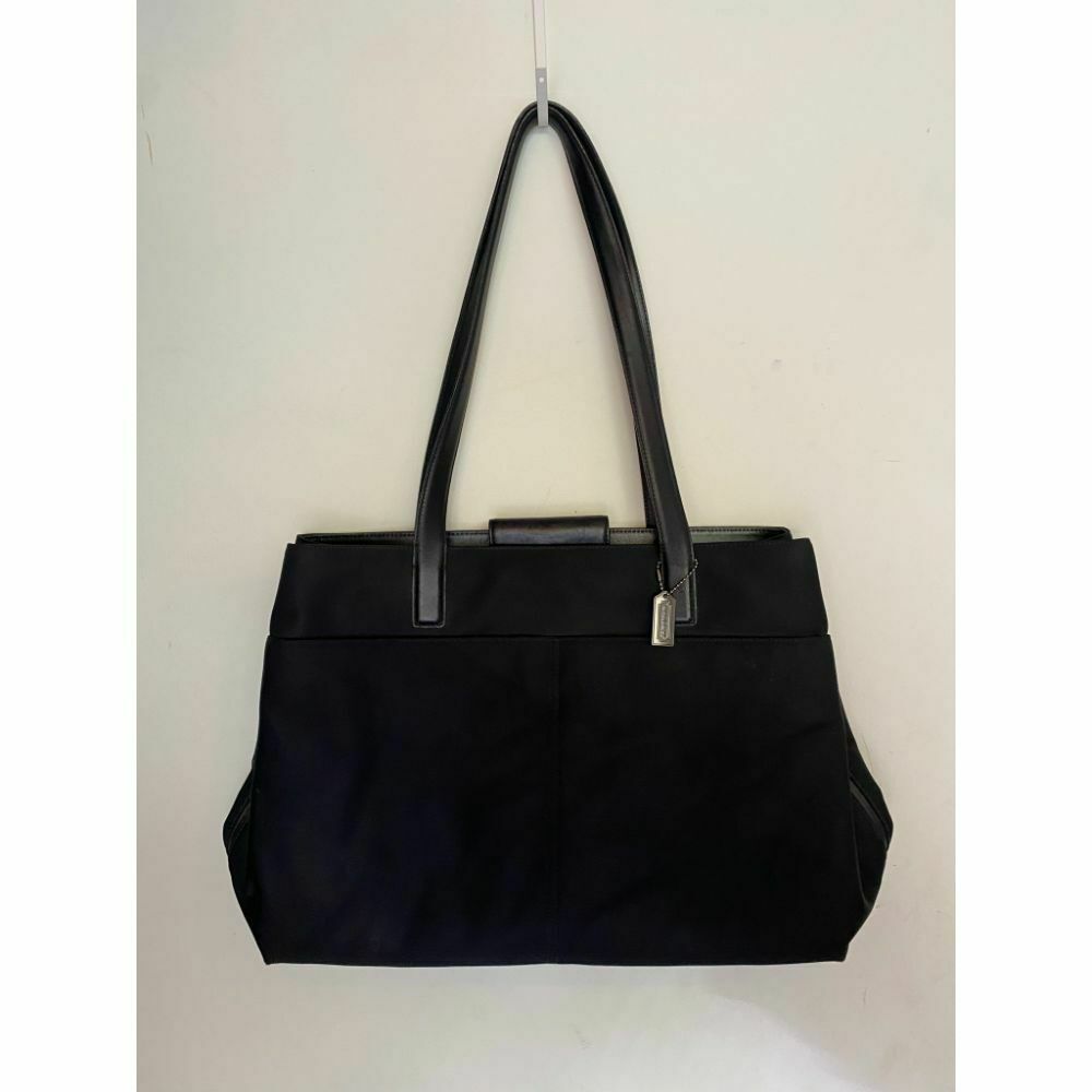 Coach Women's Large Black Fabric Tote Bag