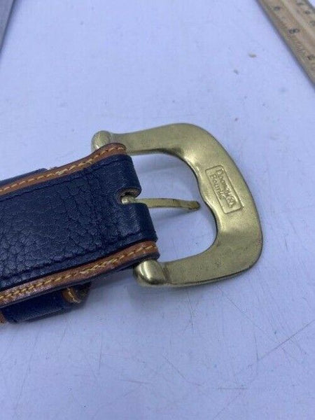 Dooney And Bourke Black Tan And Small Leather Belt