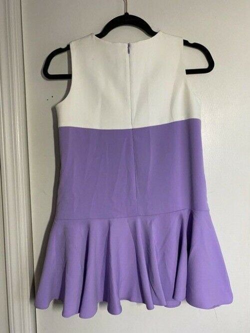 milly minis purplewhite new short casual dress