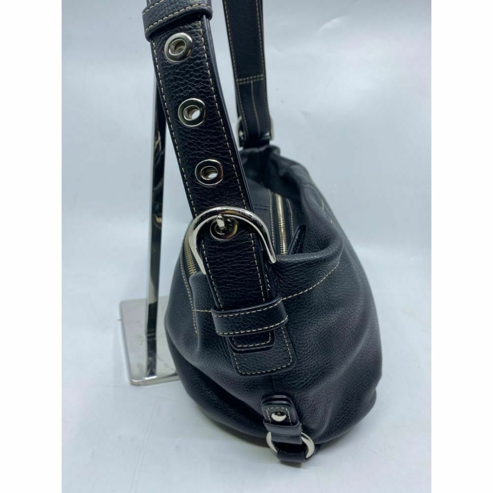 COACH Medium/ Large Leather Black Shoulder Bag