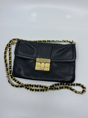 Tory Burch Black Leather  Small Crossbody