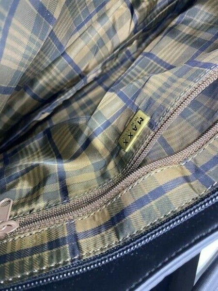 Maxx New York Tote Black Nylon Fabric Shoulder Bag