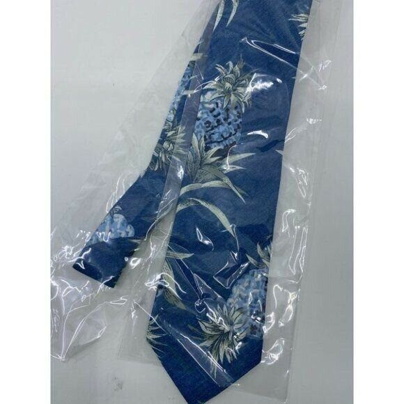 New! BONOBOS Blue Pineapple Premium Neck Tie USA