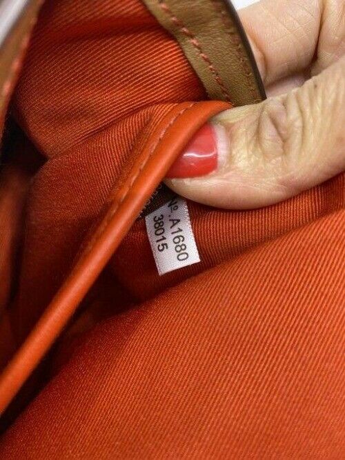 coach vintage caramel leather cross body bag