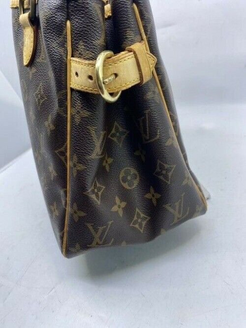 Louis Vuitton Batignolles Vertical Brown Monogram Canvas Shoulder Bag
