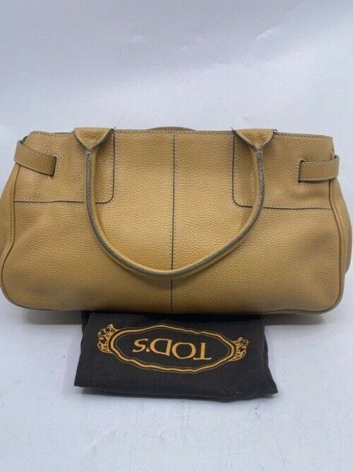 Tod S Tan Leather Shoulder Bag