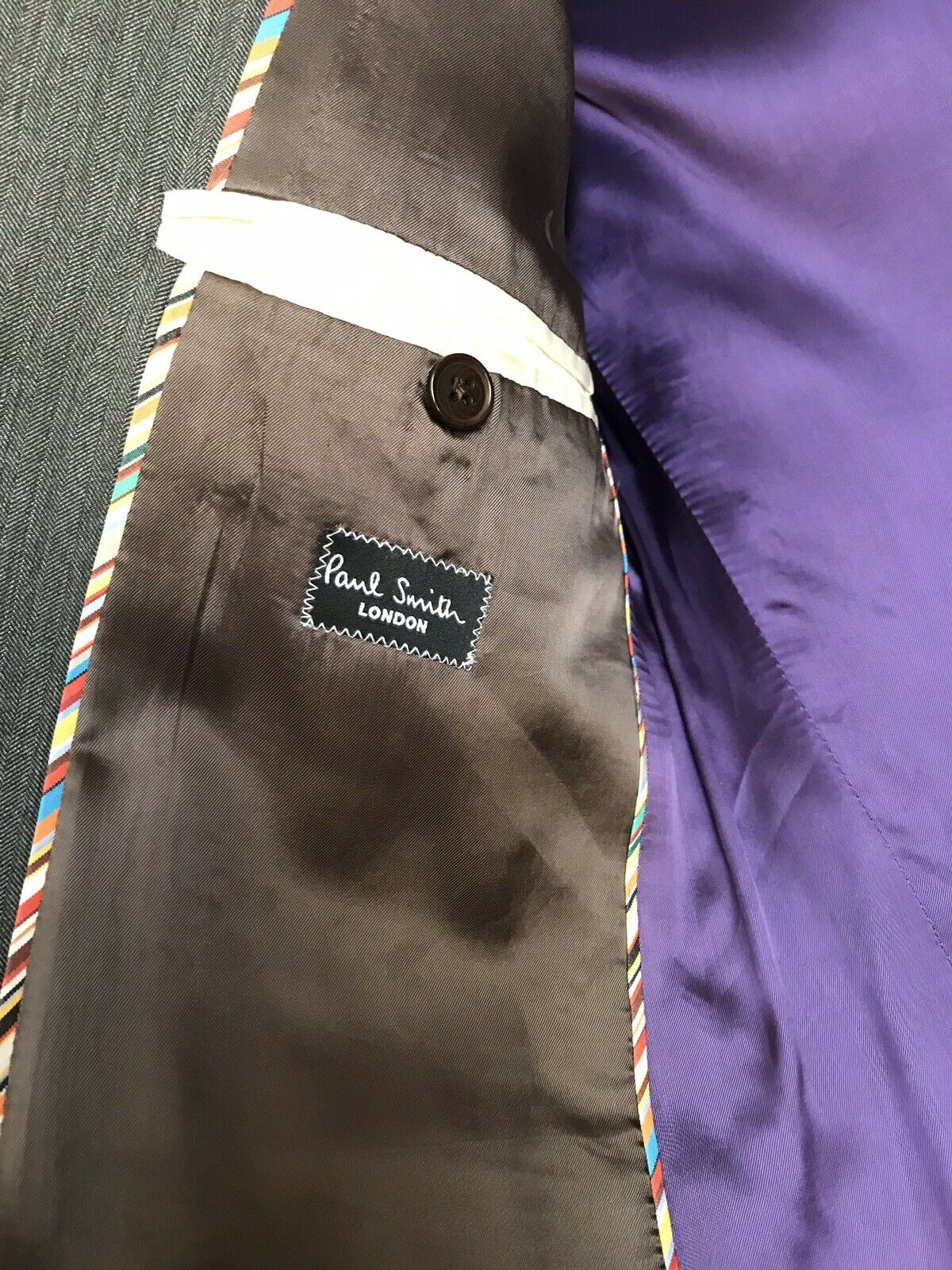 Paul Smith London The Byard  Blazer Jacket Sz 36 Made In Italy