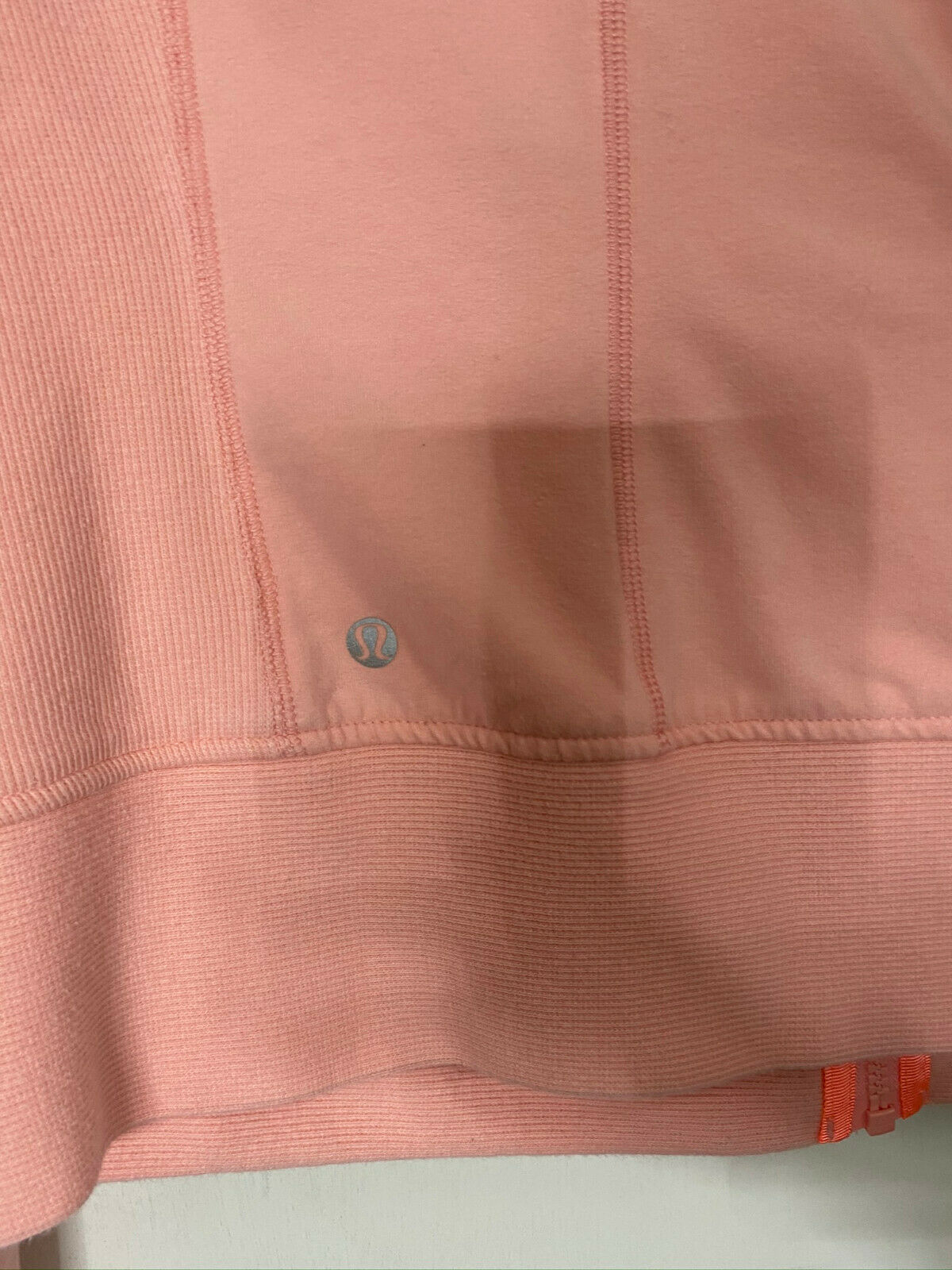 LULULEMON Womens Light Orange Long Sleeves Stylish Hoodies Size: 12