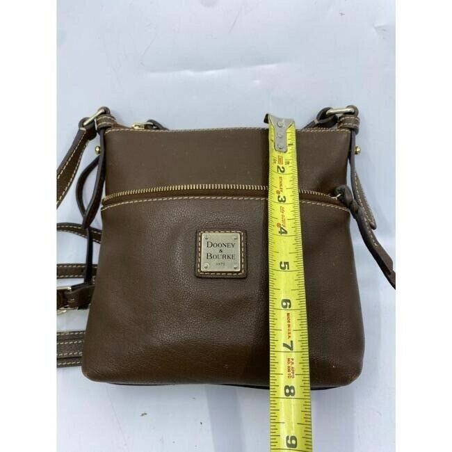 dooney and bourke brown leather cross body bag