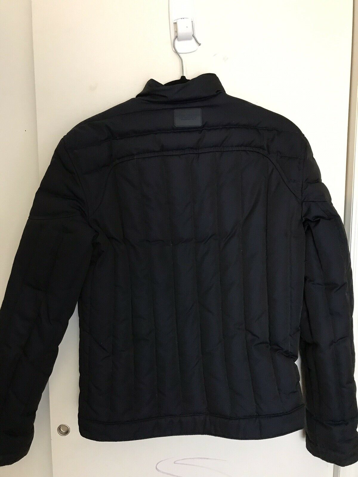 Armani Exchange Womens Navy Quilted Jacket size small