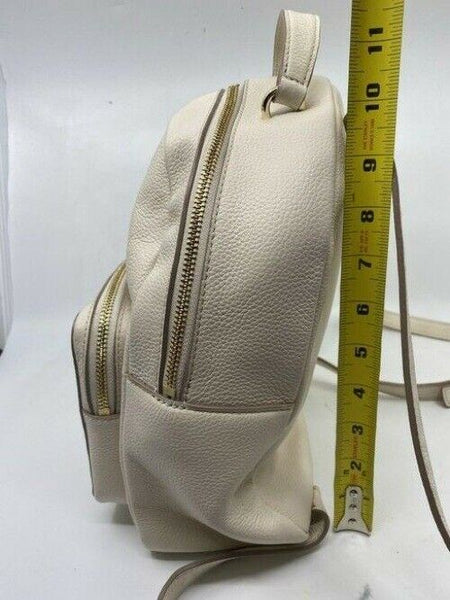 kate spade cream white leather backpack