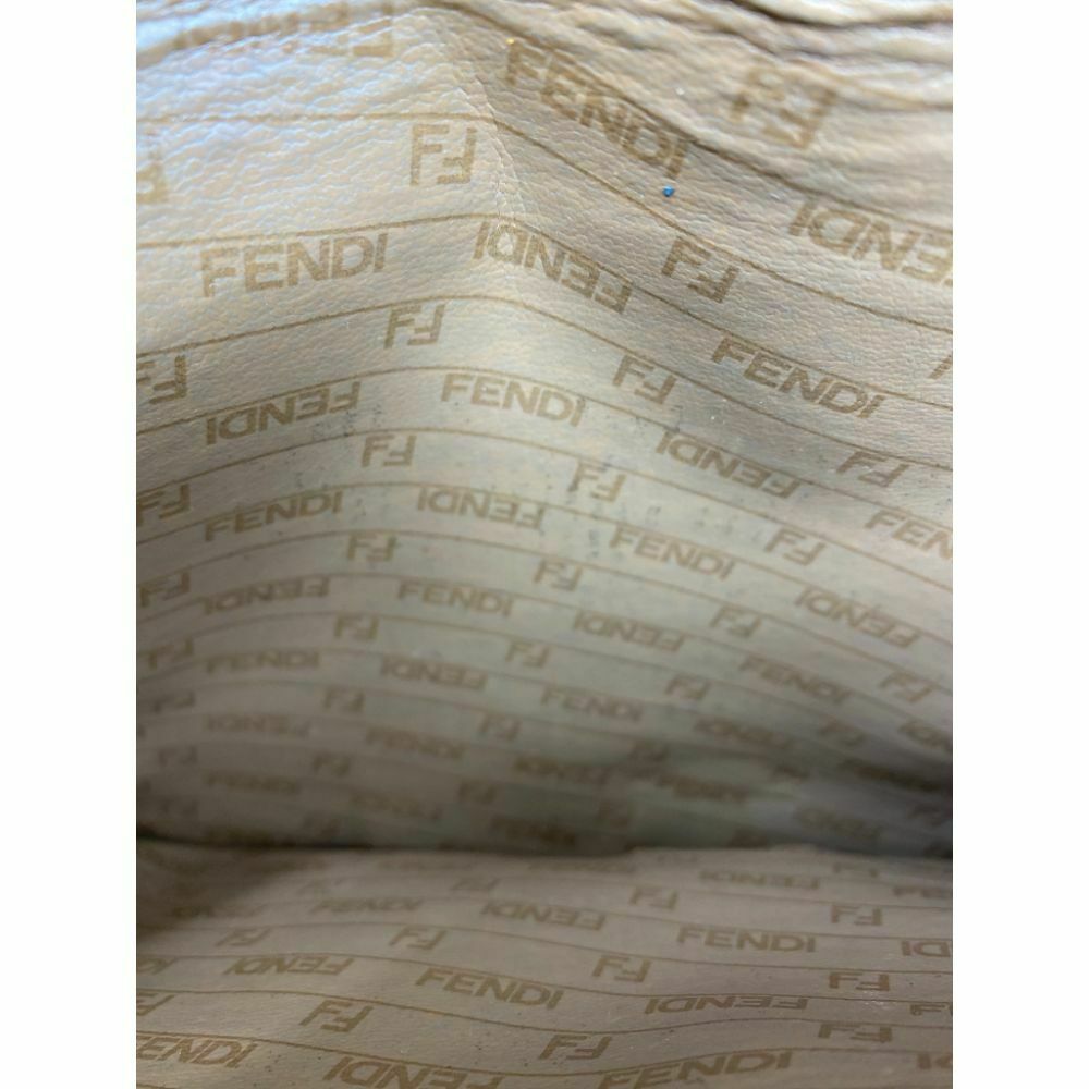 Vintage FENDI Brown Clutch