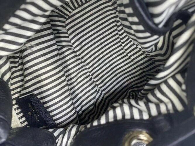 kate spade w hand shoulder customized by me w applique black pink shoulder bag