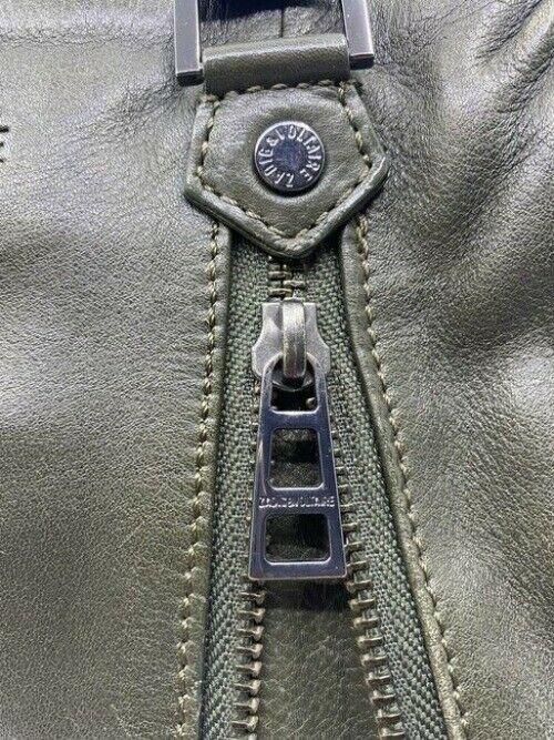 Zadig And Voltaire Sunny Duffel Gray Leather Cross Body Bag