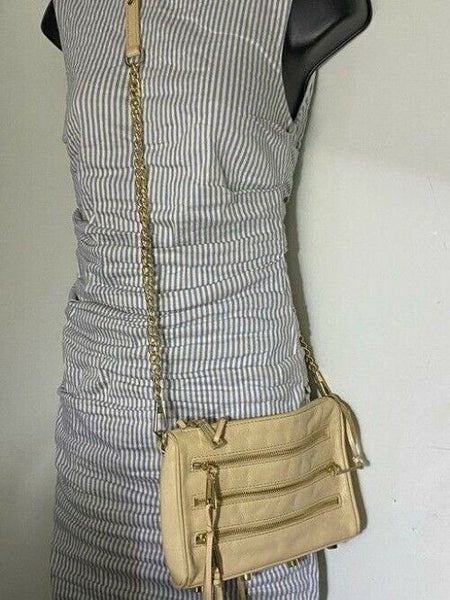 Rebecca Minkoff Beige Leather Cross Body Bag