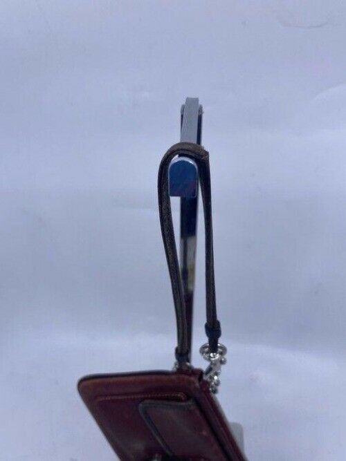 Coach Vintage Brown Leather Wristlet