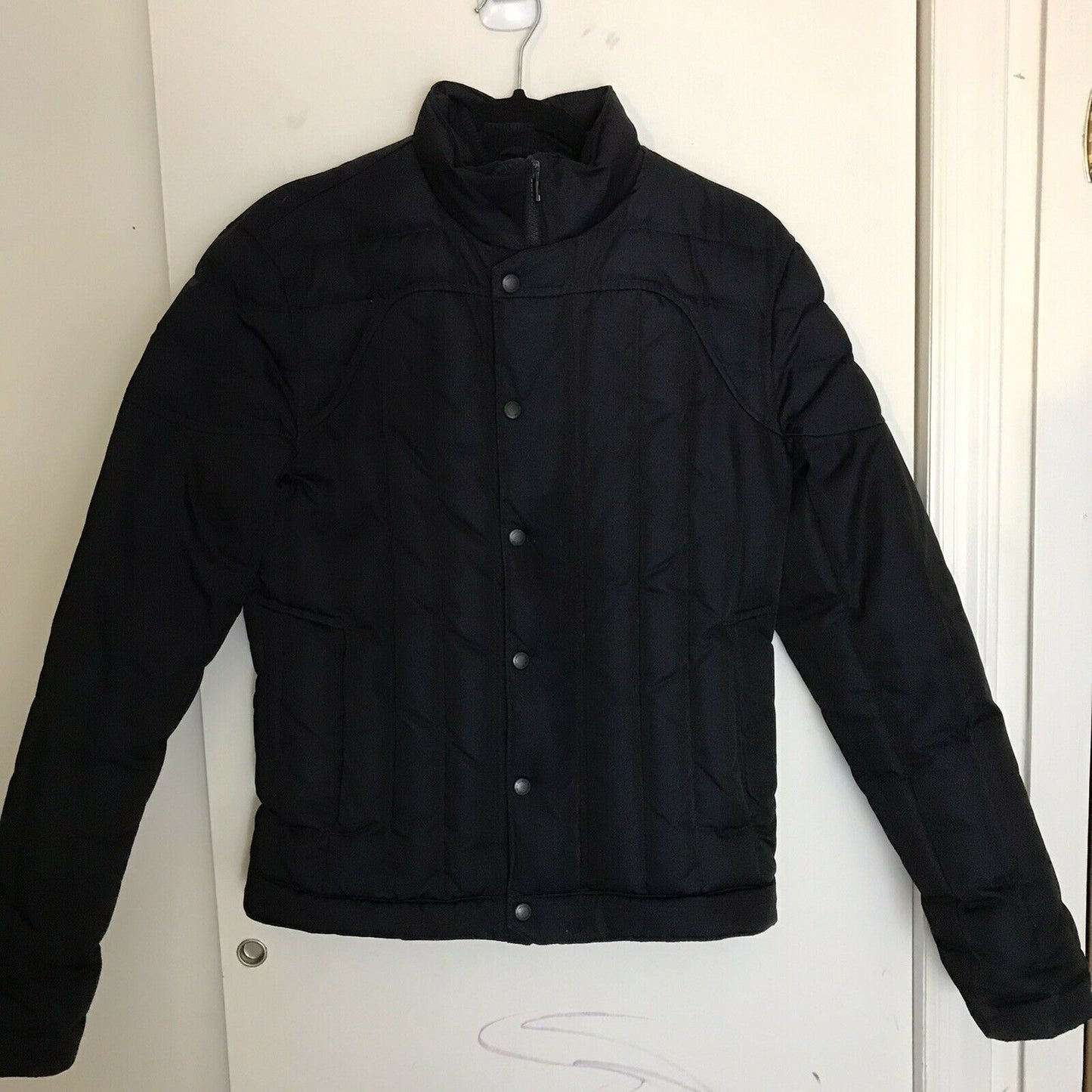 Armani Exchange Womens Navy Quilted Jacket size small