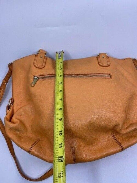 cole haan crossbody xl crossbody orange leather shoulder bag