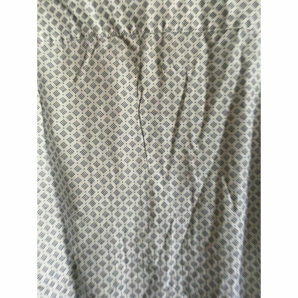 BONOBOS White Gray Printed Long Sleeve Button Down Shirt Size M