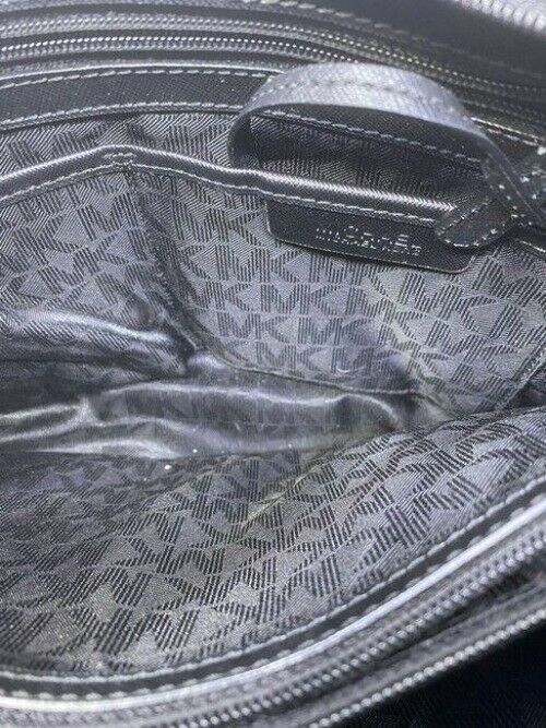 Michael kors w handshoulder customized by me w applique black shoulder bag